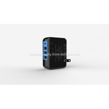 power adapter with dual usb charger